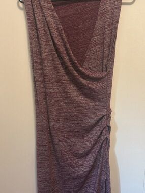 Wilfred Marled Burgundy Midi Dress